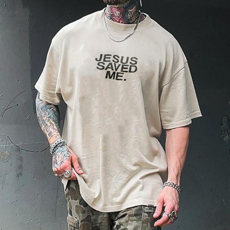 Street Jesus Save Me Printed T-Shirt