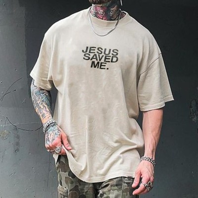 Street Jesus Save Me Printed T-Shirt