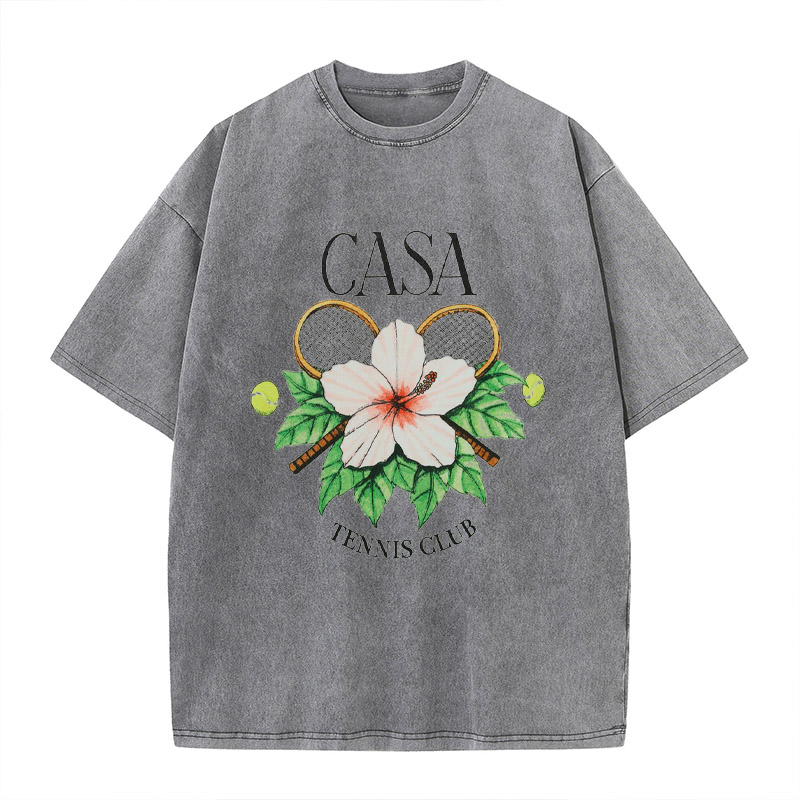 Casa Tennis Club Washed Cotton T-Shirt