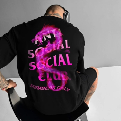 Anti Social Club Graphic Cotton T-Shirt