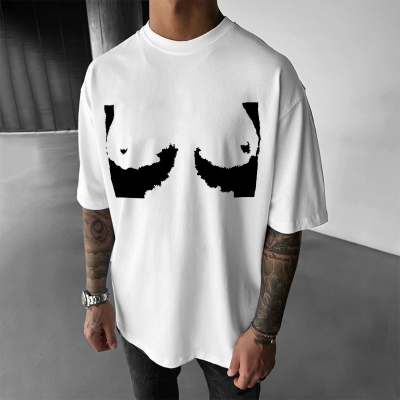 Liquid Smiley Cotton T-shirt