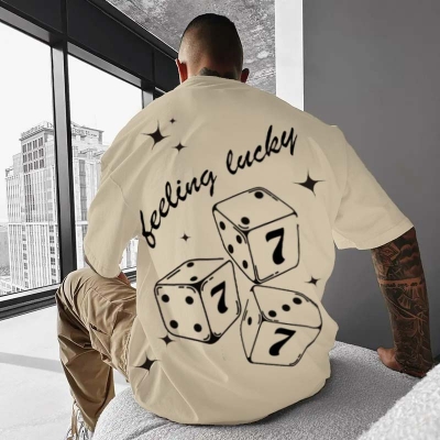 Lucky Number Seven Printed T-shirt