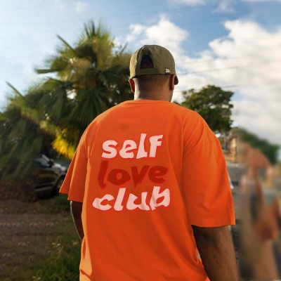Self Love Club Graphic Print T-shirt
