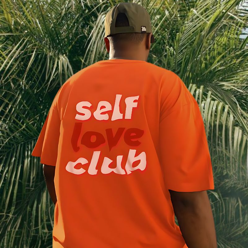 Self Love Club Graphic Print T-shirt