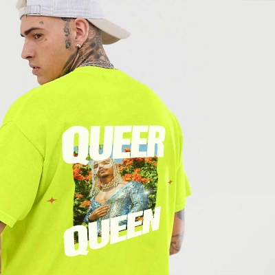 Pride Queer Queen Printed T-shirt