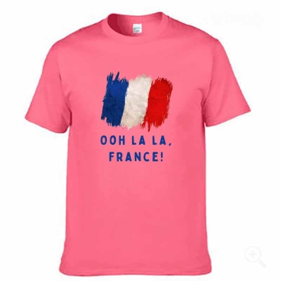 French Sports Print T-shirt