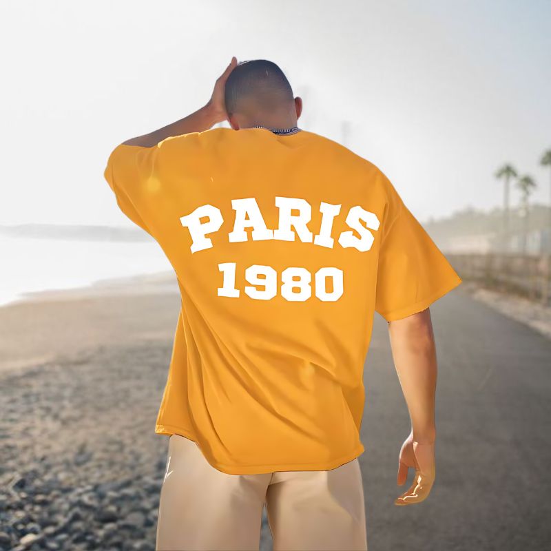 France Paris Print T-shirt