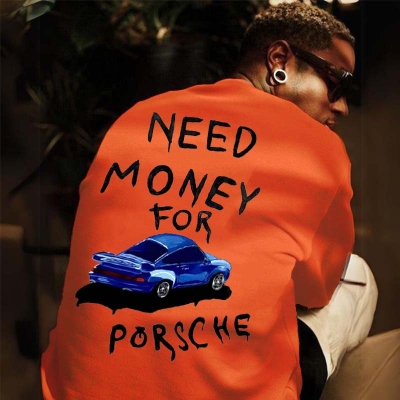 Need Money For Porsche Printed T-shirt