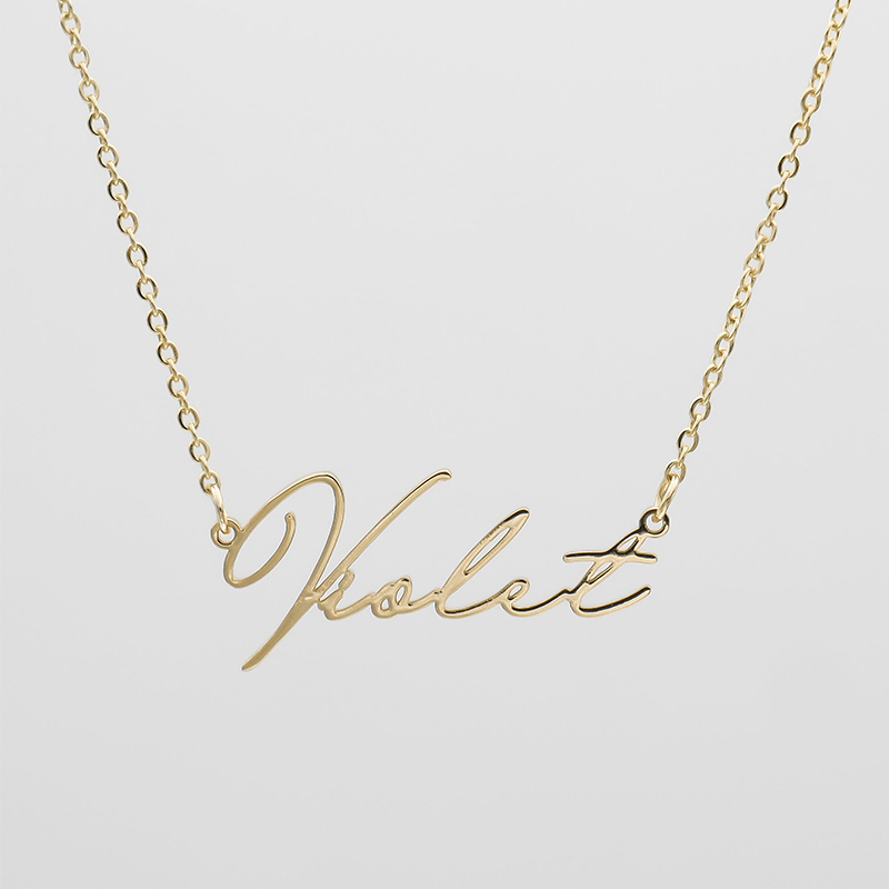 Valencia Custom Name Necklace