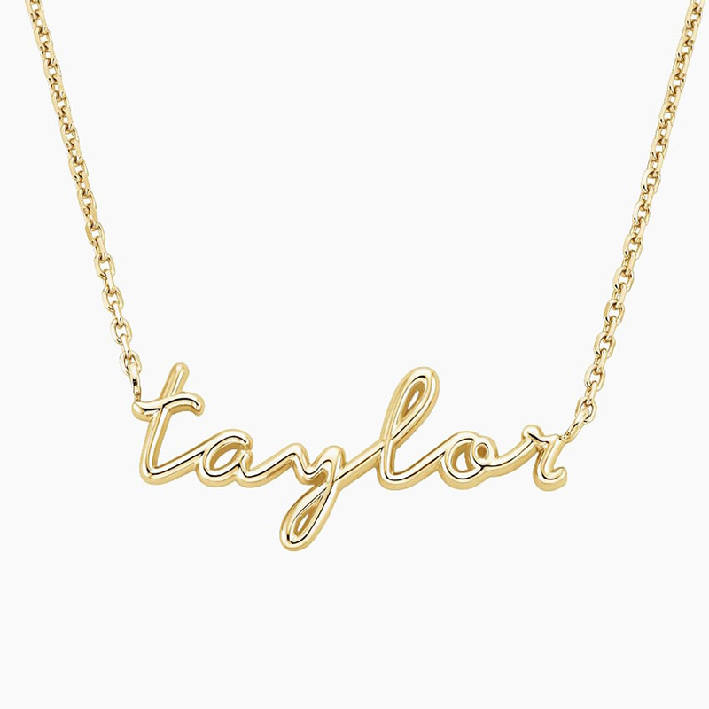 Script Name Necklace