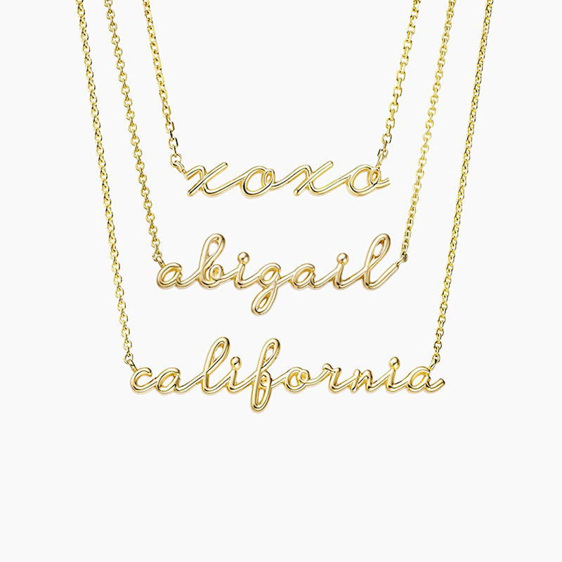 Script Name Necklace