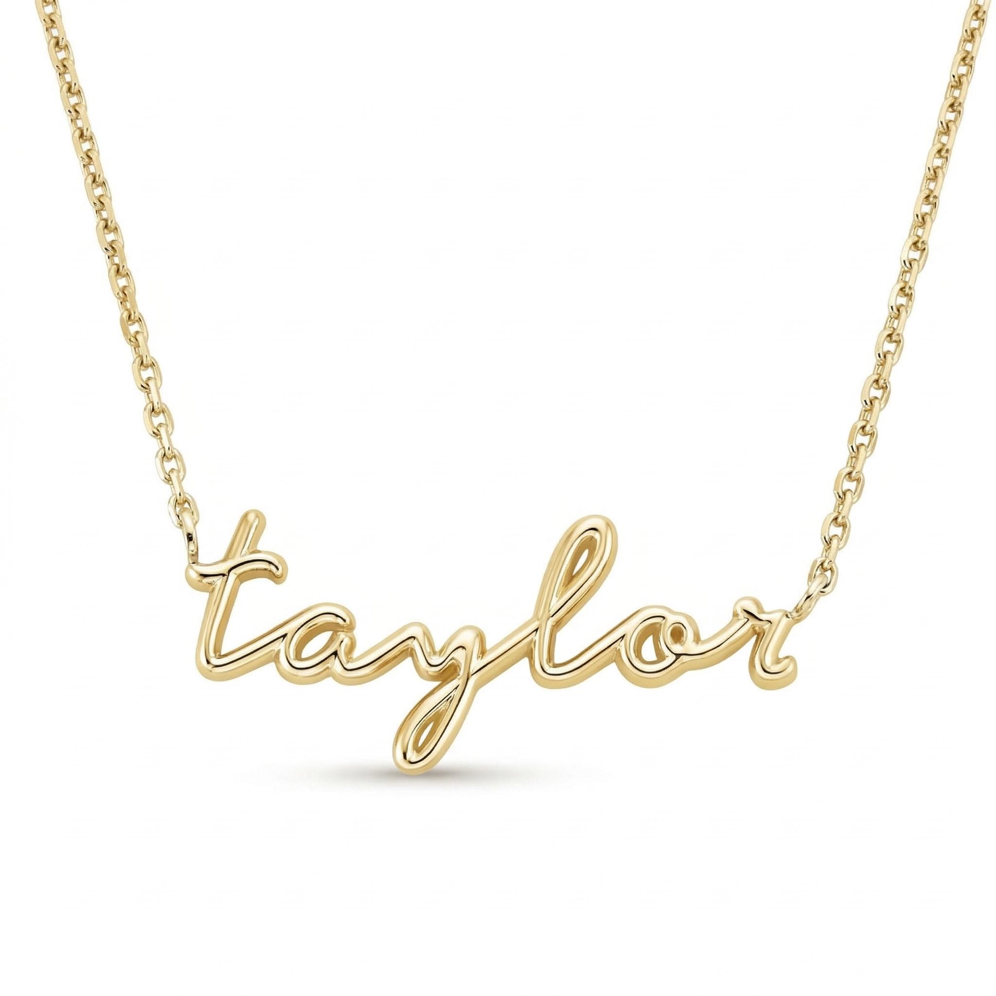 Script Name Necklace