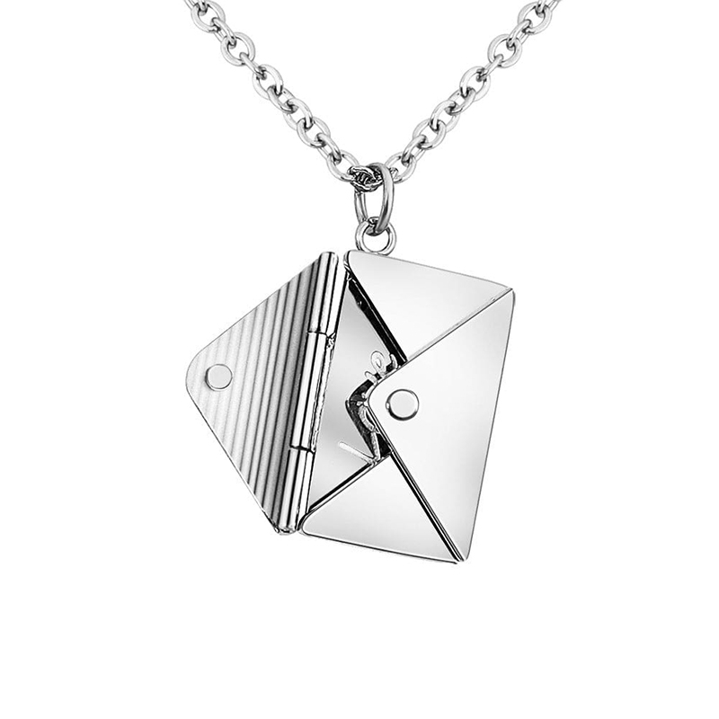 Envelope Necklace With Secret Message