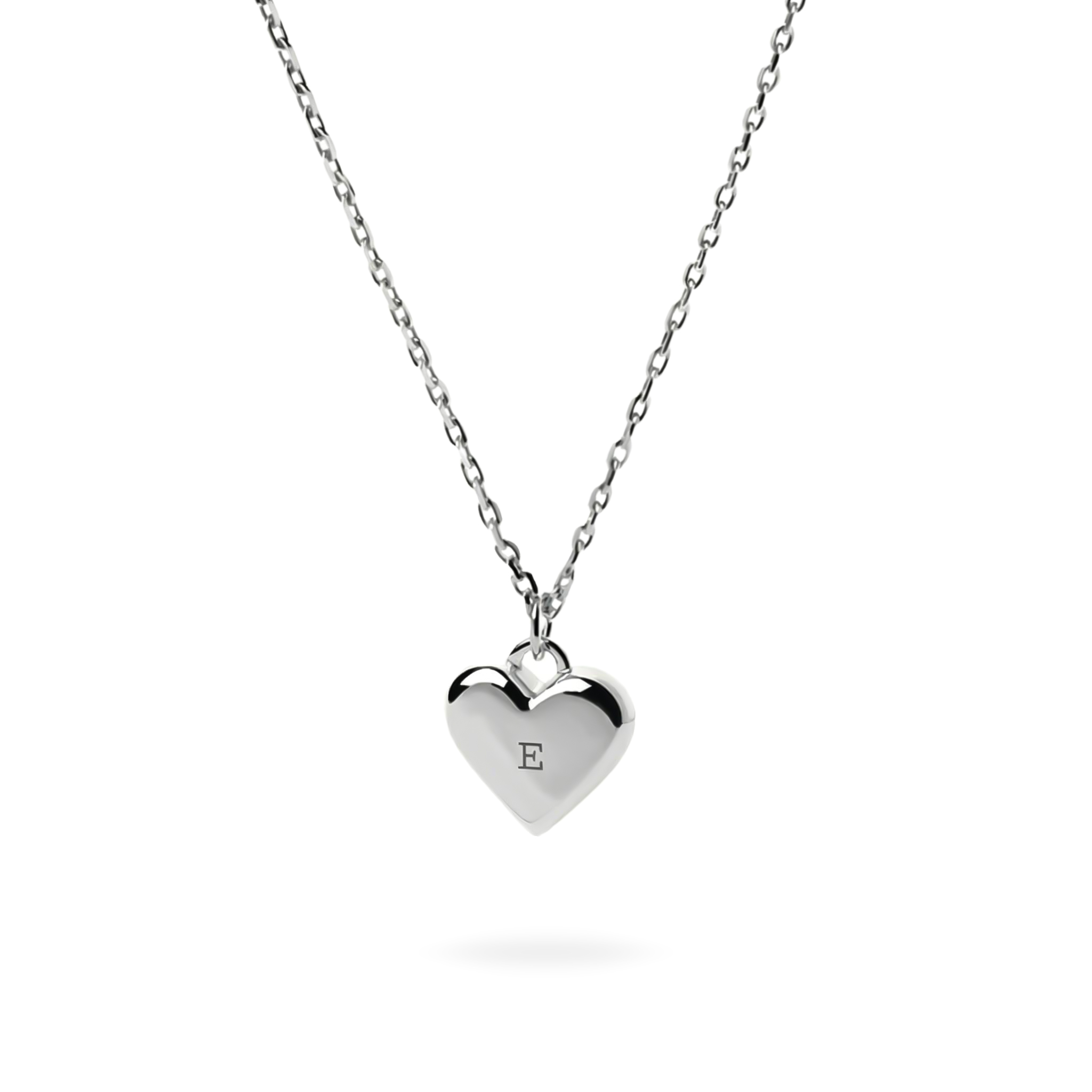 Heart  Letter Pendant Necklace
