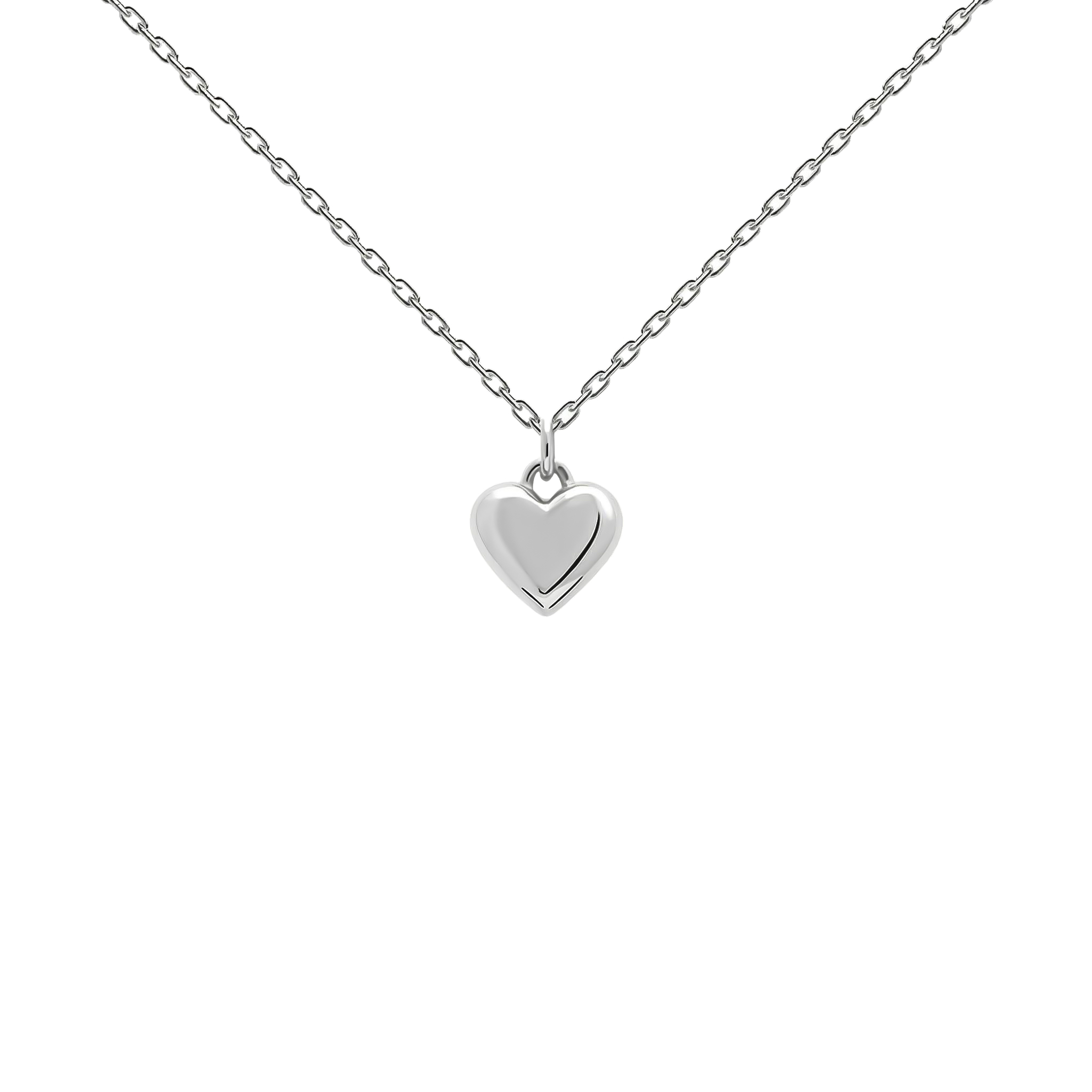 Heart  Letter Pendant Necklace