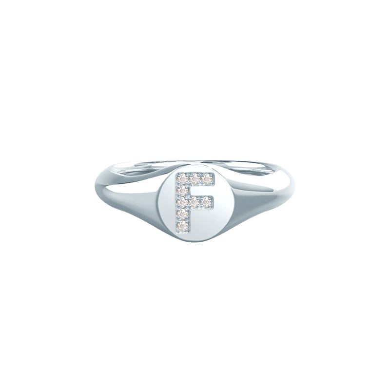 Personlized Letters Signet Ring