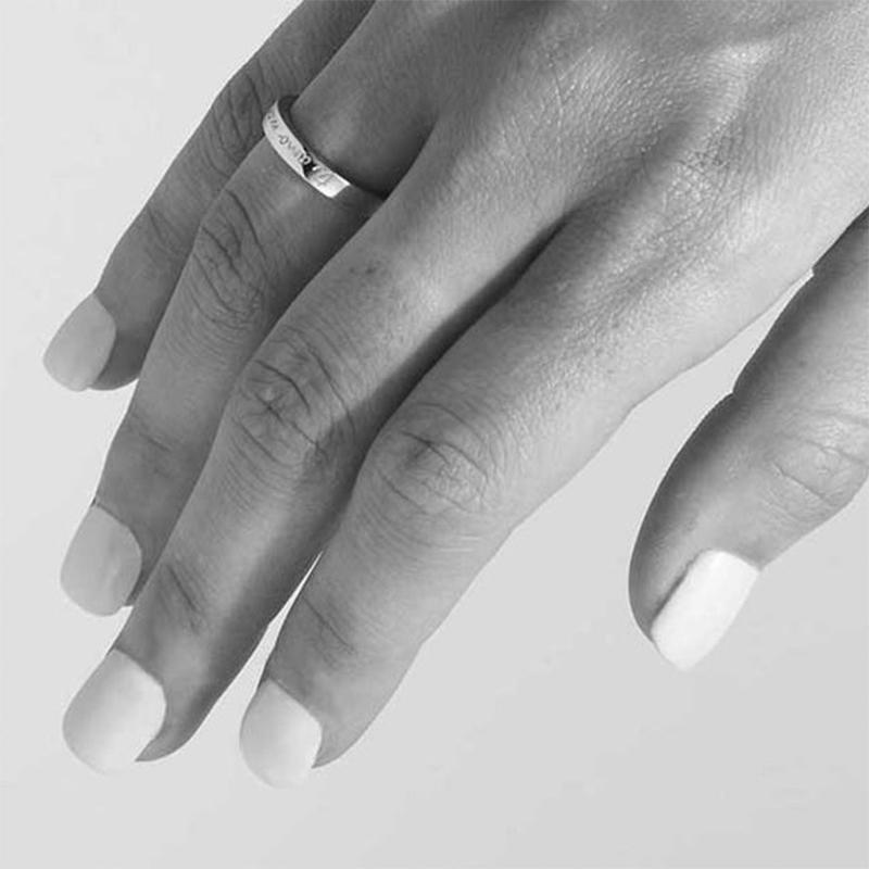 Engraved "I Love You Mama" Ring