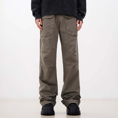 Cleanfit Vintage Pleated Casual Pants