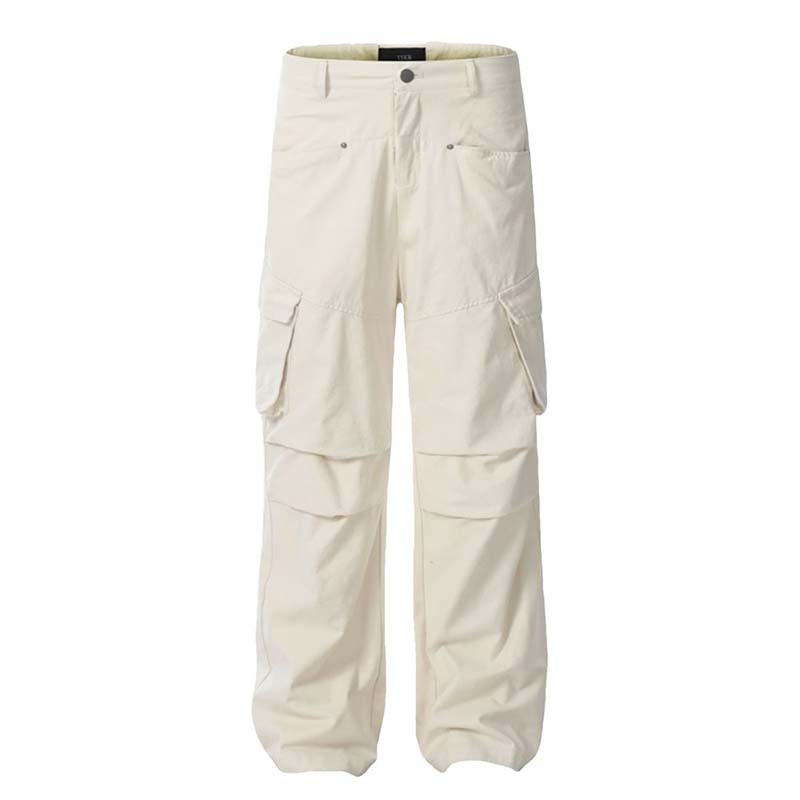 Solid Color Vintage Cargo Pants