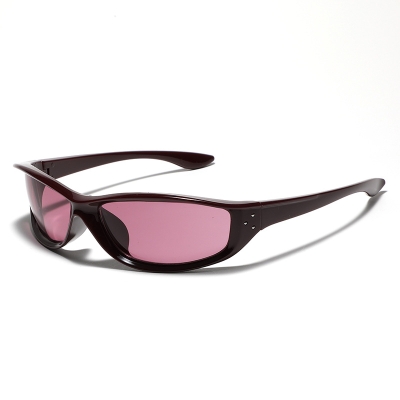 Y2K Retro Millennium Style Rivet Square Sunglasses