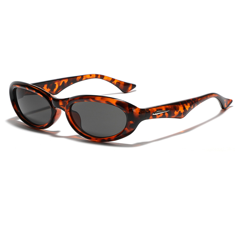Y2K Retro Silver Reflective Sunglasses