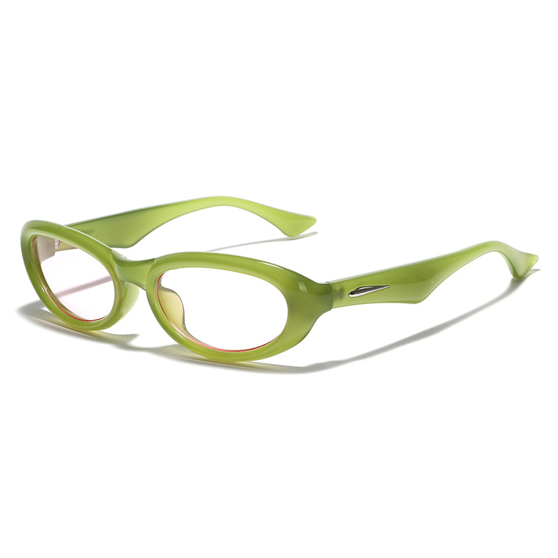 Y2K Retro Silver Reflective Sunglasses