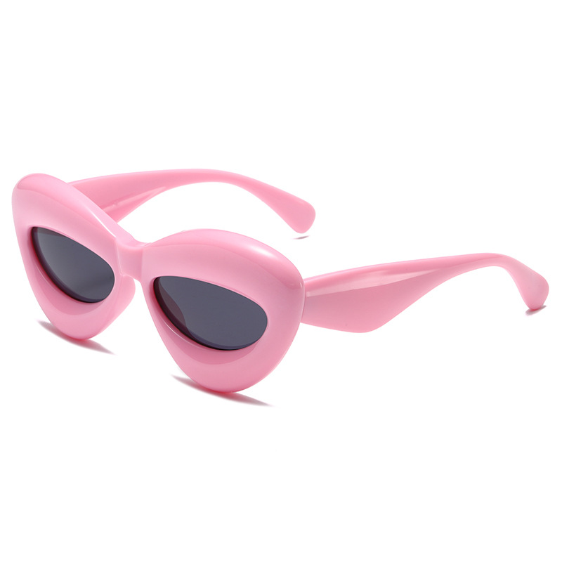 Y2K Inflatable Lips Trendy Multicolor Sunglasses