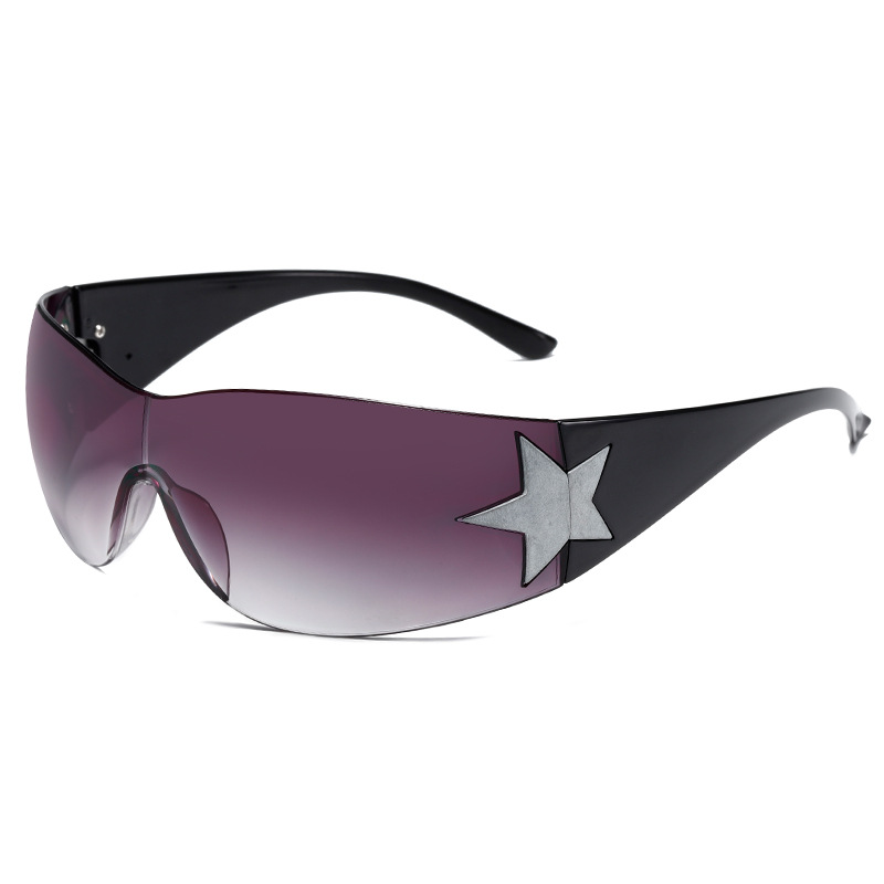 Y2k Millennium Style Star Frameless Sunglasses
