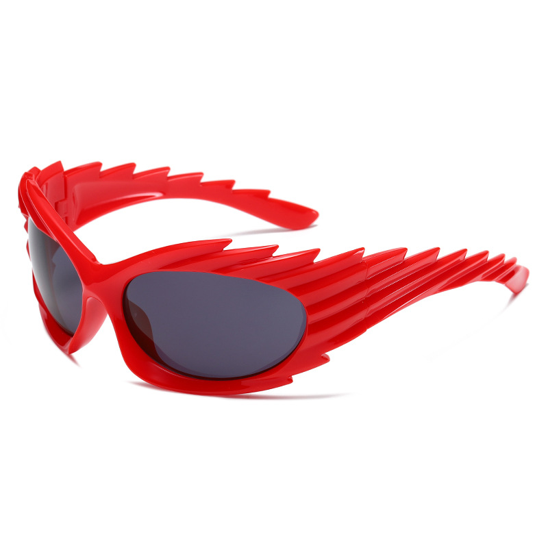 Y2K Hedgehog-shaped Trendy Cat-eye Sports Sunglasses