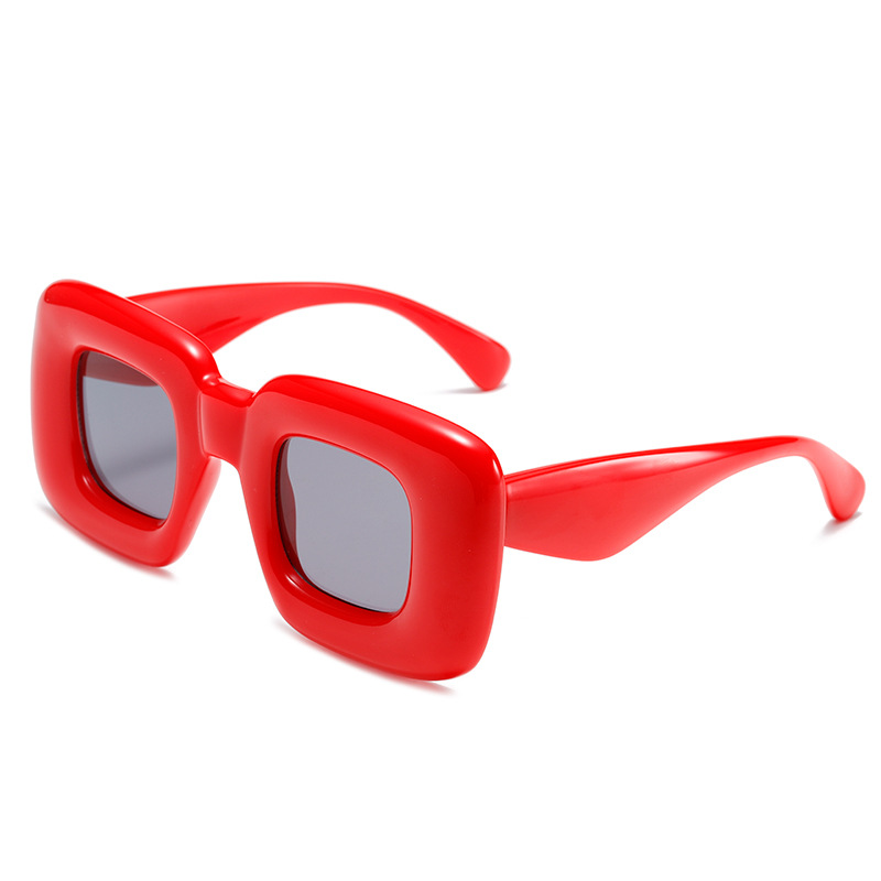 Y2K Trendy Multicolor Imitation Balloon Square Frame Sunglasses