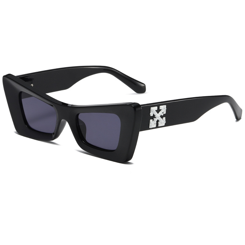 Y2K Multicolor Trendy OW Cat-eye Sunglasses