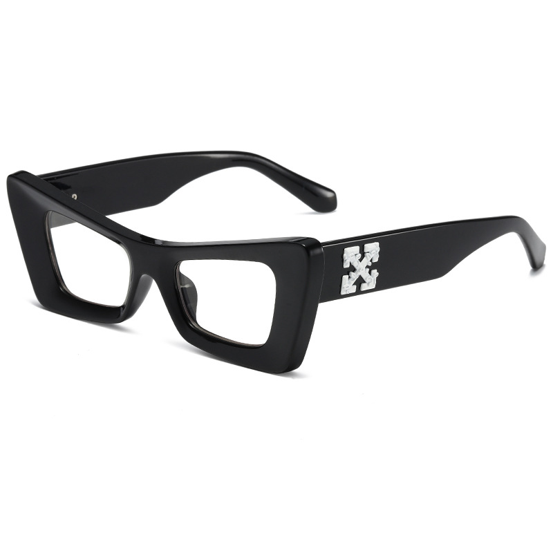 Y2K Multicolor Trendy OW Cat-eye Sunglasses