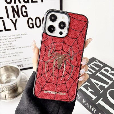 Trendy Magnetic Metal Spider iPhone Case