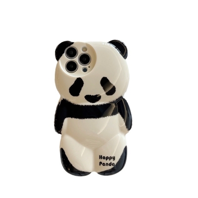 Three-dimensional Cute Panda Fall-proof iphone Case
