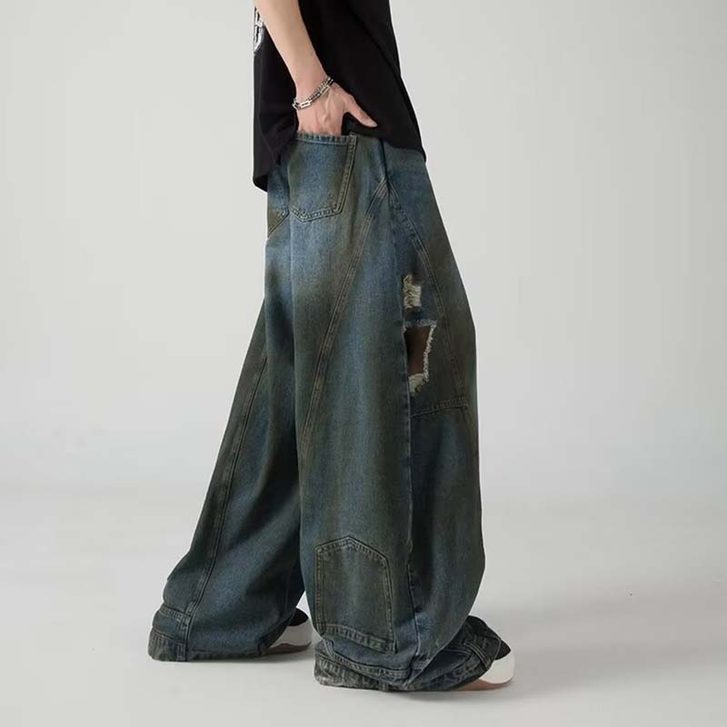 Vintage Wasteland Reverse Washed Ripped Jeans