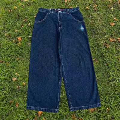 Y2K Vintage Street Embroidered Jeans