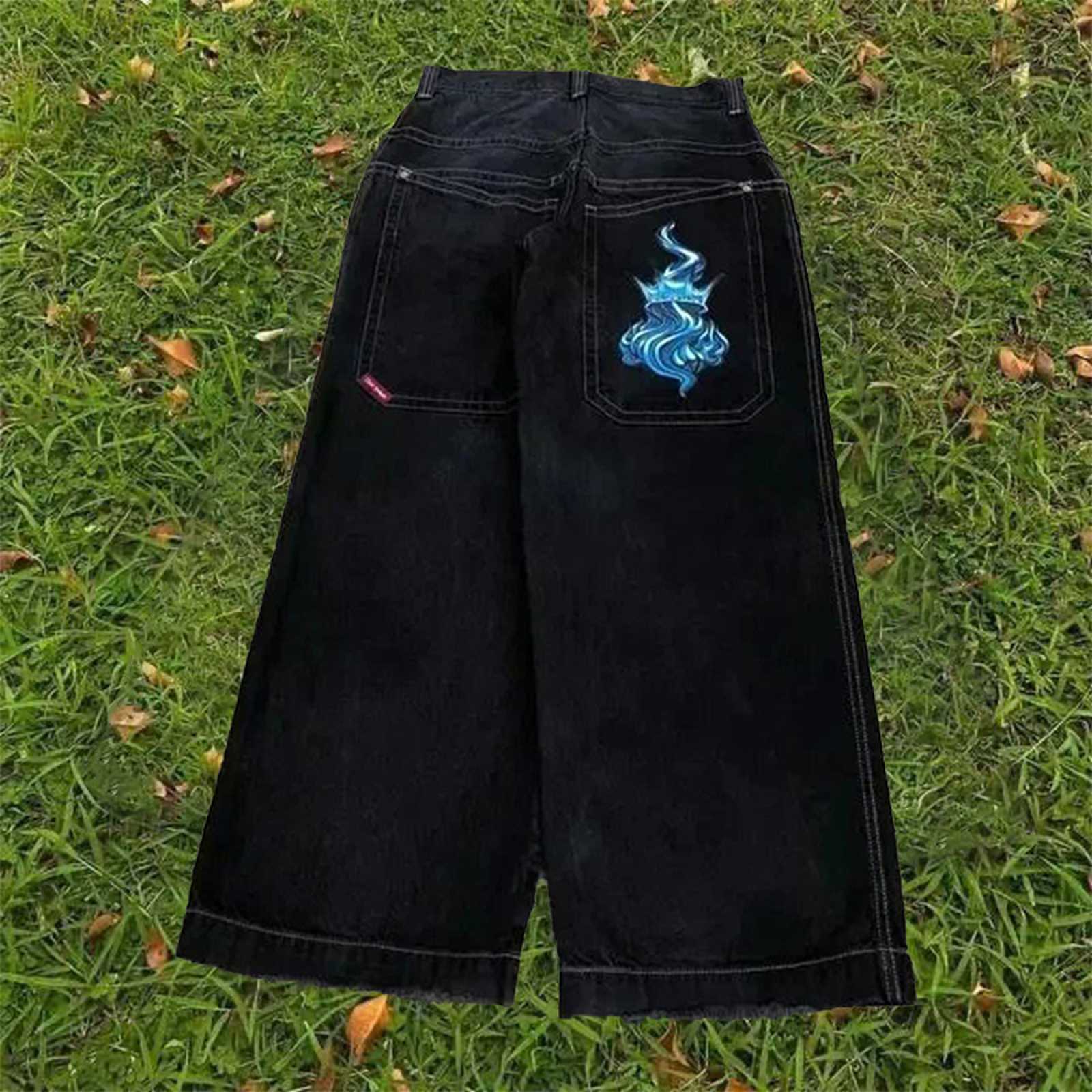 Y2K Vintage Street Embroidered Jeans
