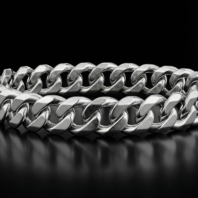 5mm/6mm/7mm/8mm/9mm Diamond-Cut Cuban Bracelet