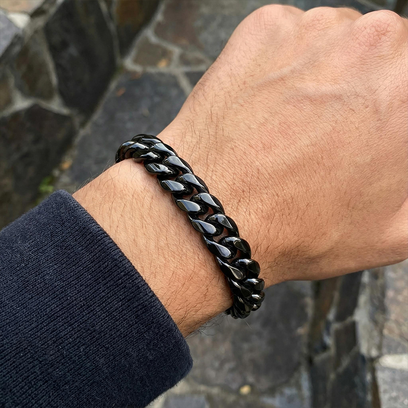 5mm/6mm/7mm/8mm/9mm Diamond-Cut Cuban Bracelet