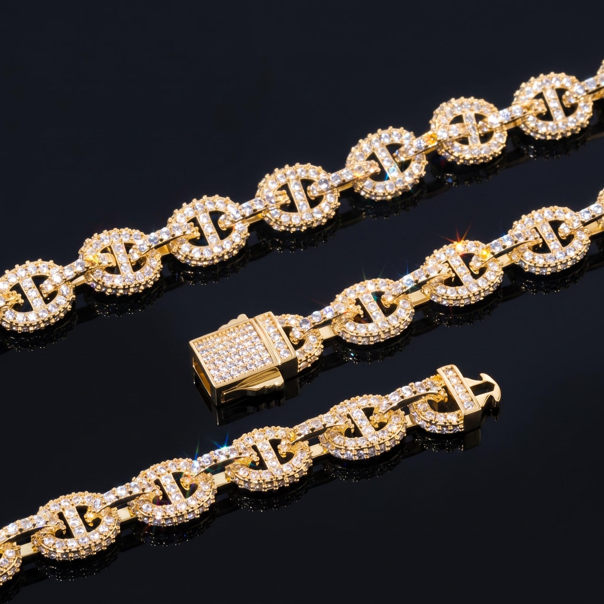 8mm Paved G-Link Necklace 8mm Paved G-Link Necklace