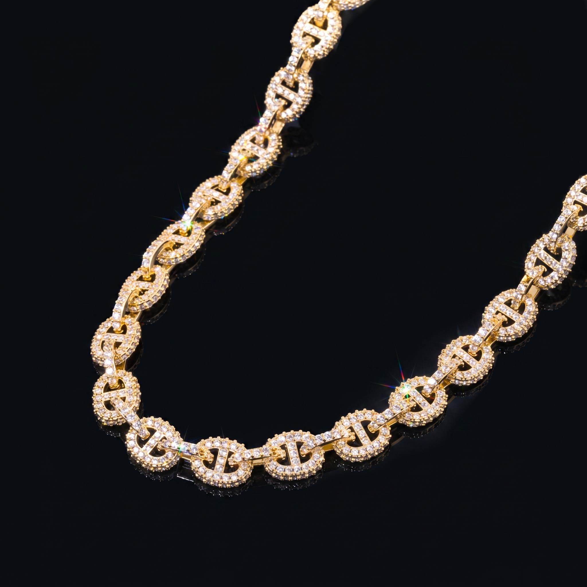 8mm Paved G-Link Necklace 8mm Paved G-Link Necklace