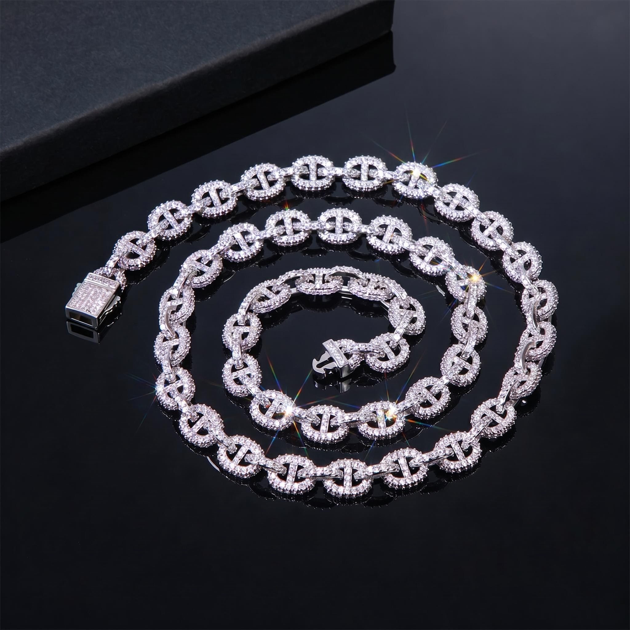 8mm Paved G-Link Necklace 8mm Paved G-Link Necklace