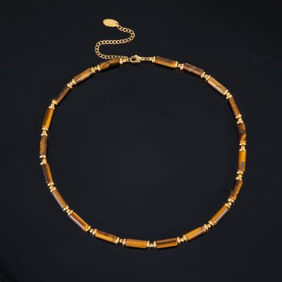 Yellow Tiger Eye Necklace
