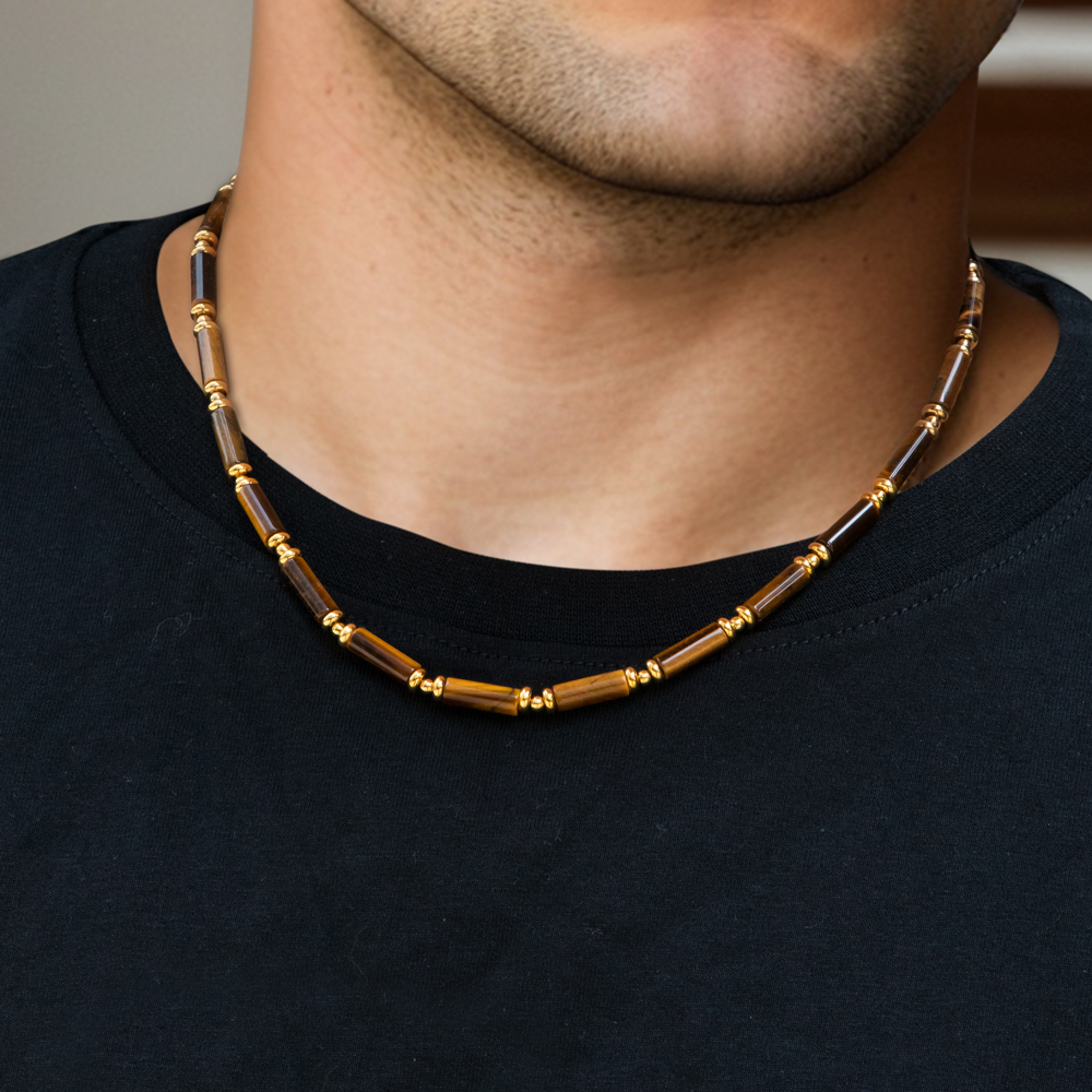 Yellow Tiger Eye Necklace