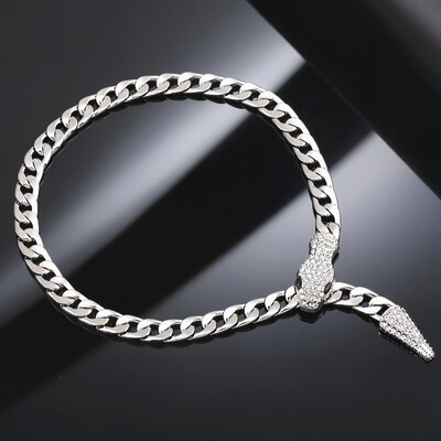 11mm Magnetic Snake Cuban Chain