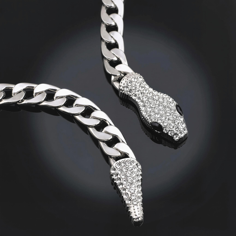 11mm Magnetic Snake Cuban Chain