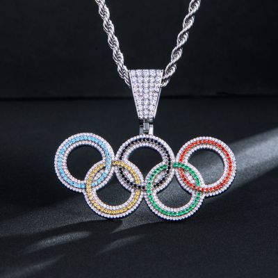 Olympic Rings Colorful Pendant