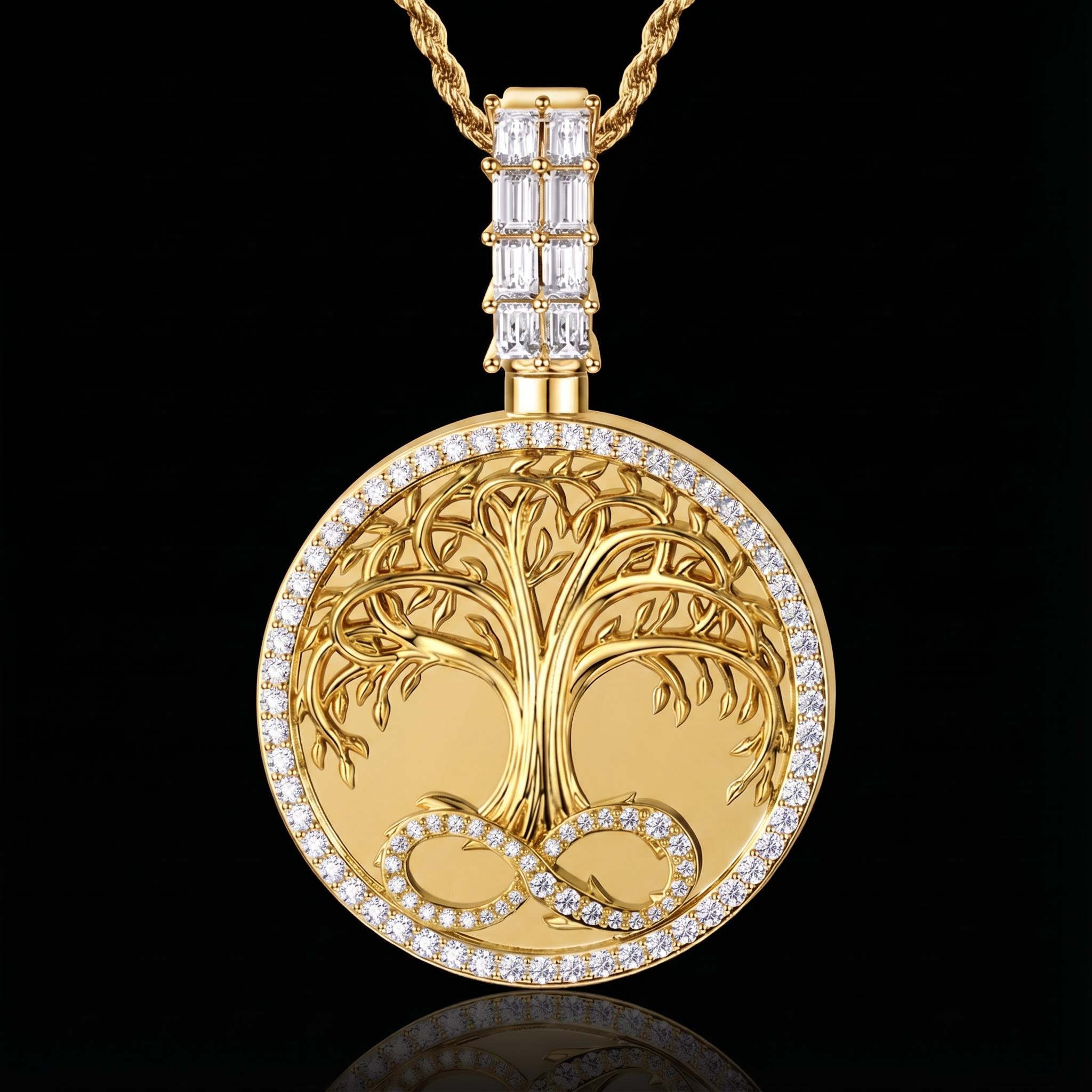 Iced Tree of Life Urn Pendant Iced Tree of Life Urn Pendant