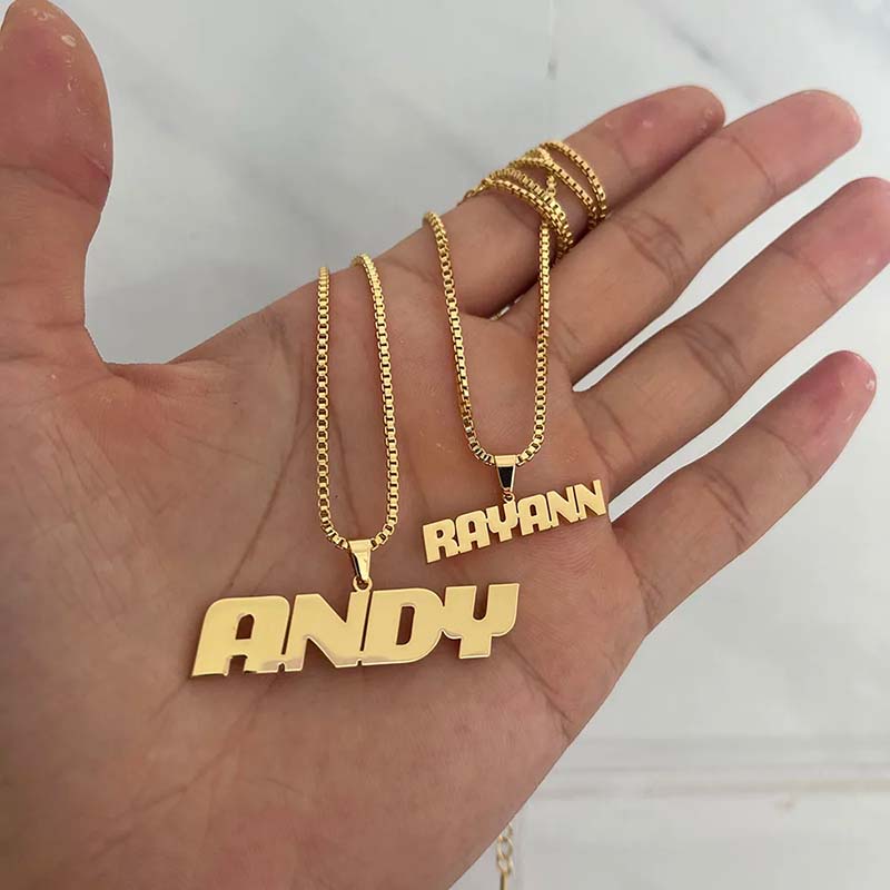 Custom Name Couple Pendant