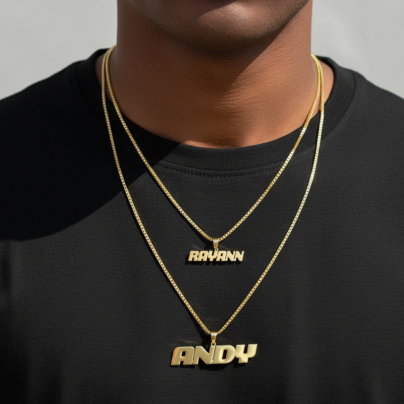 Custom Name Couple Pendant Custom Name Couple Pendant